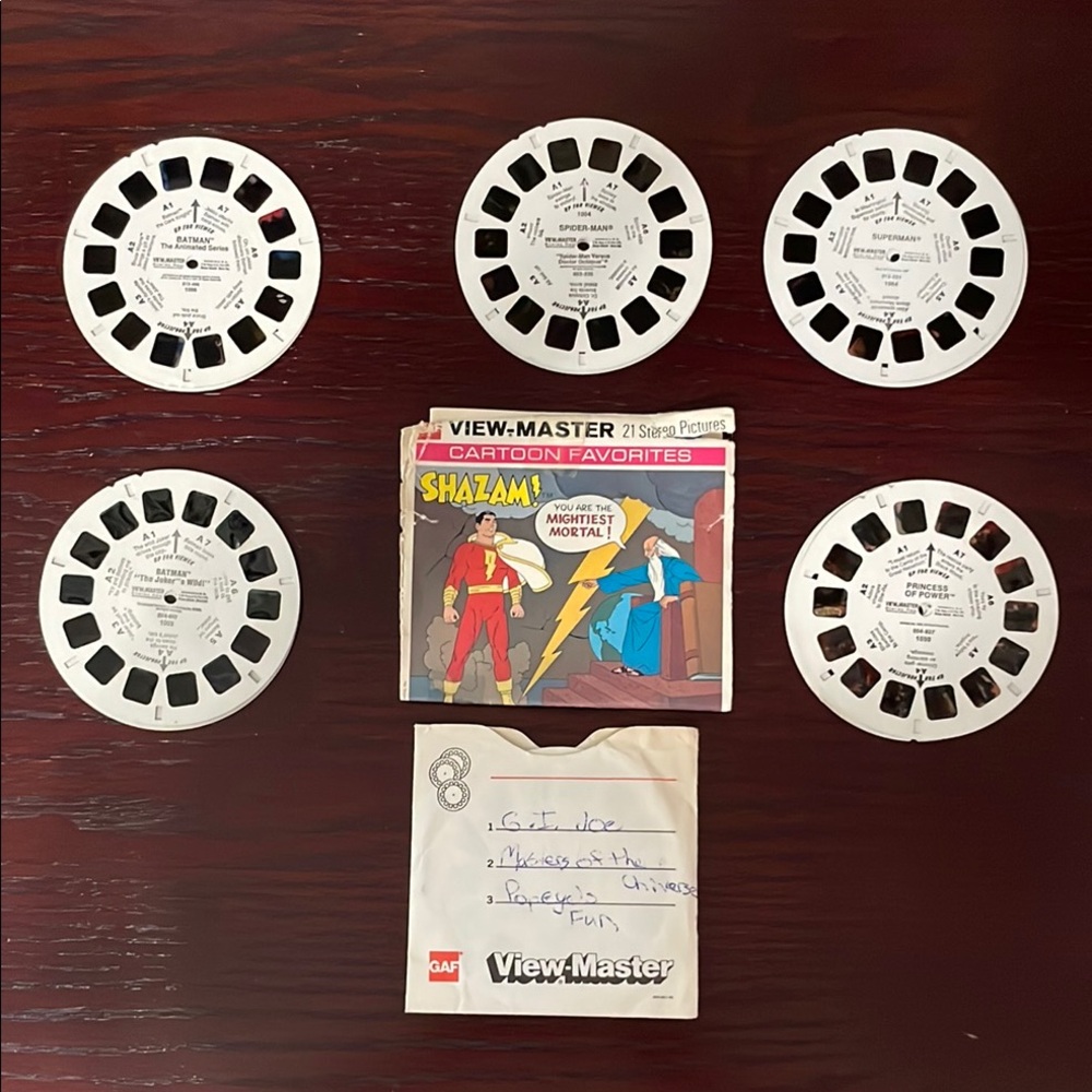 Vintage Superheroes View-Master Set